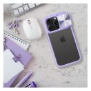 Slider Samsung S23 FE, kameravédős szilikon tok, lila