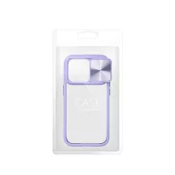 Slider Samsung S23 FE, kameravédős szilikon tok, lila