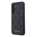 Guess Metal Gold Logo Samsung Galaxy S23 FE tok, szürke