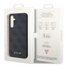 Guess Metal Gold Logo Samsung Galaxy S23 FE tok, szürke