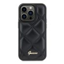 Guess Quilted Metal Logo Samsung GalaxyS23 FE tok, fekete