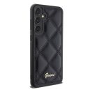 Guess Quilted Metal Logo Samsung GalaxyS23 FE tok, fekete