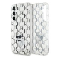   Karl Lagerfeld Monogram Choupette Samsung Galaxy S23 FE tok, átlátszó