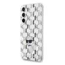 Karl Lagerfeld Monogram Choupette Samsung Galaxy S23 FE tok, átlátszó