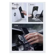   Nillkin Super Frosted Shield Pro Mágneses Apple iPhone 15 műanyag tok, fekete