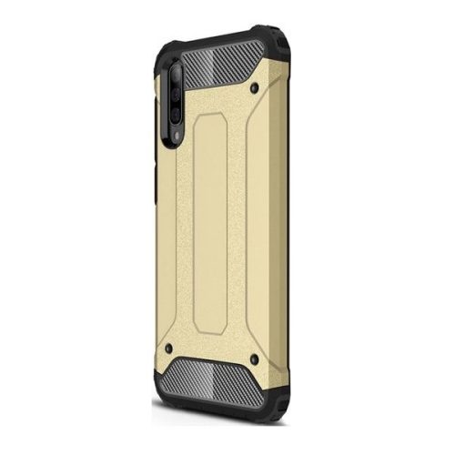 Samsung Galaxy Note 10 / 10 5G SM-N970 / N971, Műanyag hátlap védőtok, Defender, fémhatású, arany