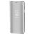 Huawei Mate 30 / 30 5G, Oldalra nyíló tok, hívás mutatóval, Smart View Cover, ezüst (utángyártott)
