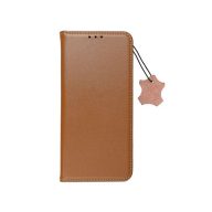 Smart Pro bőr flip tok Xiaomi Redmi Note 13 5G, barna