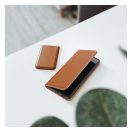 Smart Pro bőr flip tok Xiaomi Redmi Note 13 5G, barna