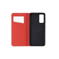 Smart Pro bőr flip tok Xiaomi Redmi Note 13 Pro 5G , bordó