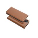 Smart Pro bőr flip tok Xiaomi Redmi Note 13 Pro 4G, barna