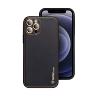   Forcell Leather műbőr hátlap tok Samsung Galaxy A25 5G, fekete