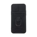 Defender Slide iPhone 15 ütésálló tok, fekete
