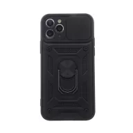 Defender Slide iPhone 15 Plus ütésálló tok, fekete