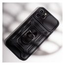 Defender Slide iPhone 15 Plus ütésálló tok, fekete