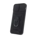 Defender Slide Xiaomi Redmi Note 9s / 9 Pro / 9 Pro Max ütésálló tok, fekete