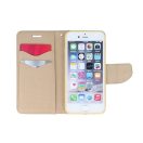 Fancy Samsung Galaxy A25 5G flip tok, fekete-arany