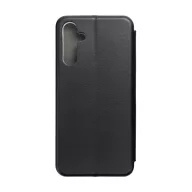   Forcell Elegance oldalra nyíló hátlap tok, Samsung Galaxy A15 5G, fekete