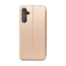 Forcell Elegance oldalra nyíló hátlap tok, Samsung Galaxy A15 5G, arany