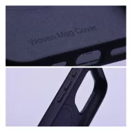 Woven iPhone 14 Plus MagSafe szövet tok, fekete