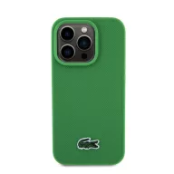   Lacoste Iconic Petit Pique Woven Logo iPhone 15 Pro Max MagSafe tok, zöld