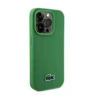   Lacoste Iconic Petit Pique Woven Logo iPhone 15 Pro Max MagSafe tok, zöld