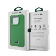   Lacoste Iconic Petit Pique Woven Logo iPhone 15 Pro Max MagSafe tok, zöld