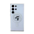 Karl Lagerfeld IML Karl & Choupette Samsung Galaxy S24 Ultra MagSafe tok, átlátszó