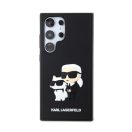Karl Lagerfeld 3D Rubber Karl&Choupette Samsung Galaxy S24 Ultra tok, fekete
