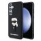 Karl Lagerfeld 3D Rubber Ikonik Samsung Galaxy S24 tok, fekete