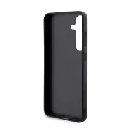   Karl Lagerfeld Saffiano Karl & Choupette Metal Pin Samsung Galaxy S24+ tok, fekete