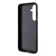   Karl Lagerfeld Saffiano Karl & Choupette Metal Pin Samsung Galaxy S24 tok, szürke
