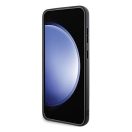 Karl Lagerfeld Saffiano Karl & Choupette Metal Pin Samsung Galaxy S24+ tok, szürke