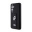 Karl Lagerfeld Gripstand Saffiano Karl&Choupette Pins Samsung Galaxy S24+ tok, fekete