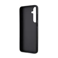   Karl Lagerfeld Gripstand Saffiano Karl&Choupette Pins Samsung Galaxy S24+ tok, fekete