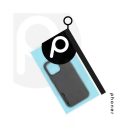 Phoner Apple iPhone 15 szilikon tok, fekete