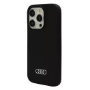 Audi Apple iPhone 15 Pro Max szilikon tok, fekete