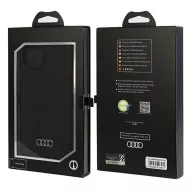 Audi Apple iPhone 14 Plus / 15 Plus szilikon tok, fekete