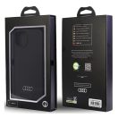 Audi Apple iPhone 13 / 14 / 15 szilikon tok, sötétszürke