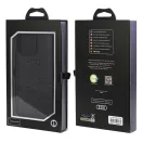 Audi GT Synthetic Leather Apple iPhone 15 Pro Max tok, fekete