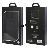   Audi GT Synthetic Leather Apple iPhone 15 Pro Max tok, fekete
