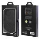 Audi GT Synthetic Leather Apple iPhone 13 / 14 /15 tok, fekete
