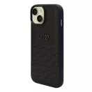 Audi GT Synthetic Leather Apple iPhone 14 Plus / 15 Plus  tok, fekete