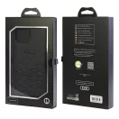 Audi GT Synthetic Leather Apple iPhone 14 Plus / 15 Plus  tok, fekete