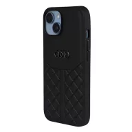 Audi Genuine Leather iPhone 13 / 14 / 15 tok, fekete
