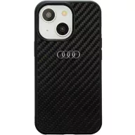 Audi Carbon Fiber Stripe iPhone 13 / 14 / 15 tok, fekete
