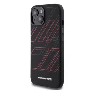   AMG Large Rhombuses Apple iPhone 14 Plus / 15 Plus Magsafe tok, fekete