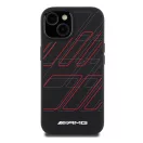 AMG Large Rhombuses Apple iPhone 14 Plus / 15 Plus Magsafe tok, fekete