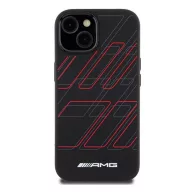   AMG Large Rhombuses Apple iPhone 14 Plus / 15 Plus Magsafe tok, fekete
