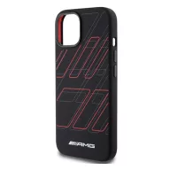   AMG Large Rhombuses Apple iPhone 14 Plus / 15 Plus Magsafe tok, fekete